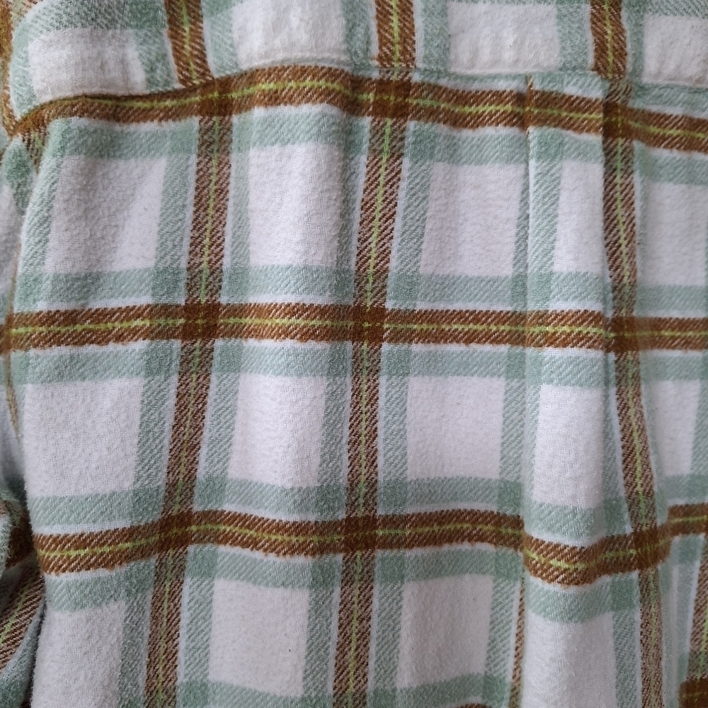 Aerie Womens Plaid Long Sleeve  Button Down Flannel. Size S - Picture 5 of 6